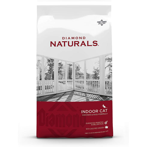 Diamond Chicken & Rice Indoor Cat Dry Cat Food 6lb - Poudre Pet and Feed Supply